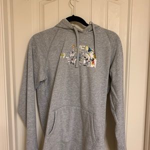 Traveling road sign North face hoodie